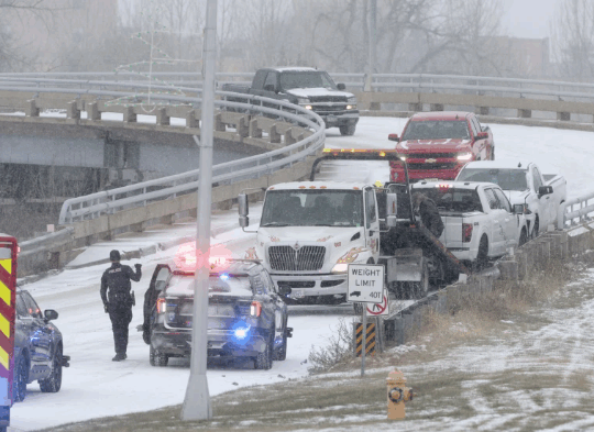 Grand Forks Weather; Blizzard Conditions